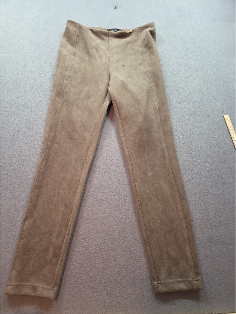 women's brown faux suede leggings by Ivanka Trump size S